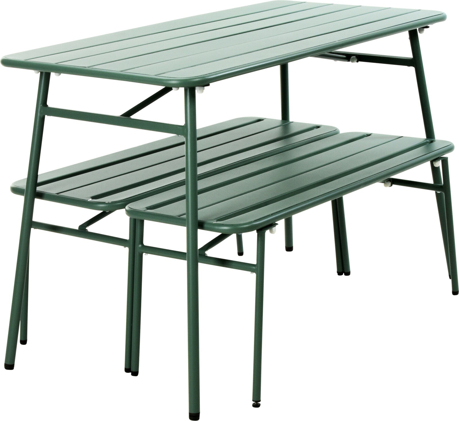 Garden Furniture Set 3PCS - Steel, Weather-Resistant