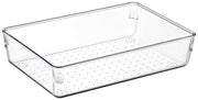 Clear Modular Organizer for Kitchen Drawers, Customizable Storage Container