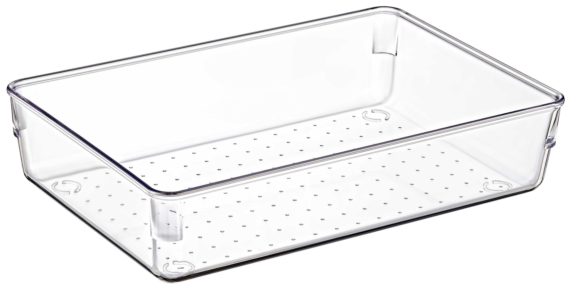 Clear Modular Organizer for Kitchen Drawers, Customizable Storage Container
