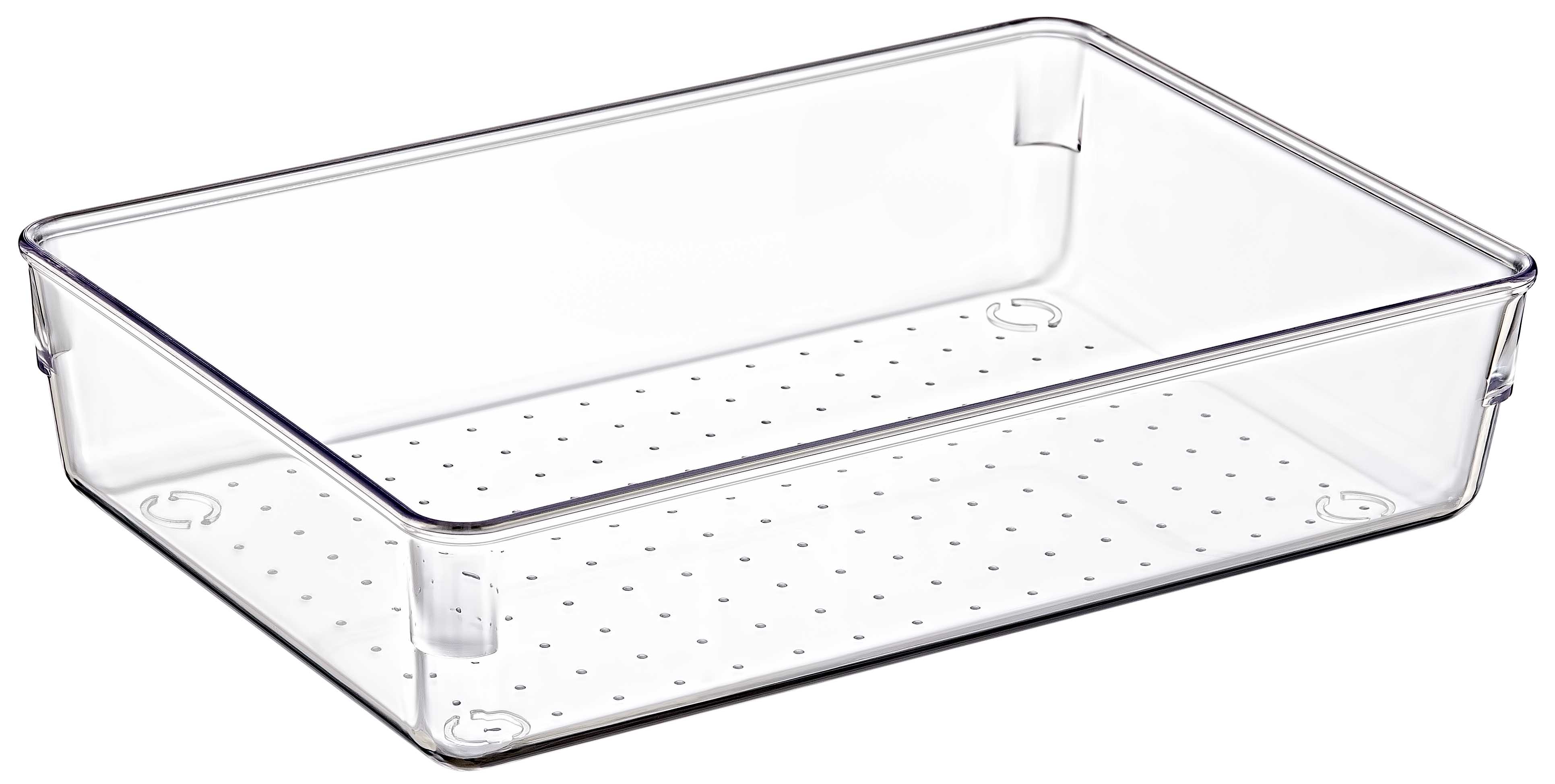 Clear Modular Organizer for Kitchen Drawers, Customizable Storage Container