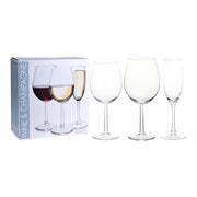 18-Piece Wine and Champagne Glass Set - Perfect for Entertaining