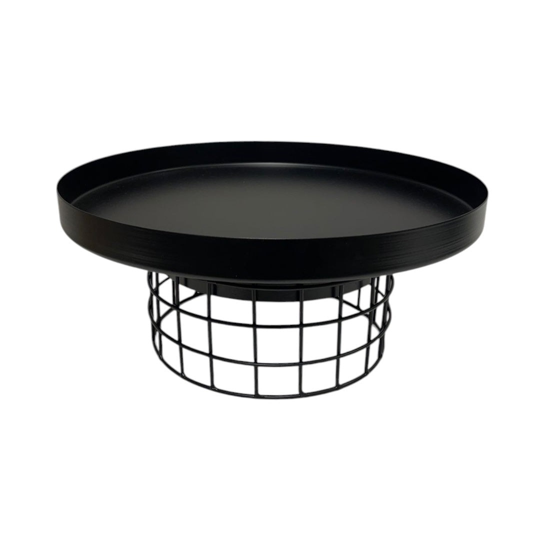 Metal Tray with Stand for Home Decor