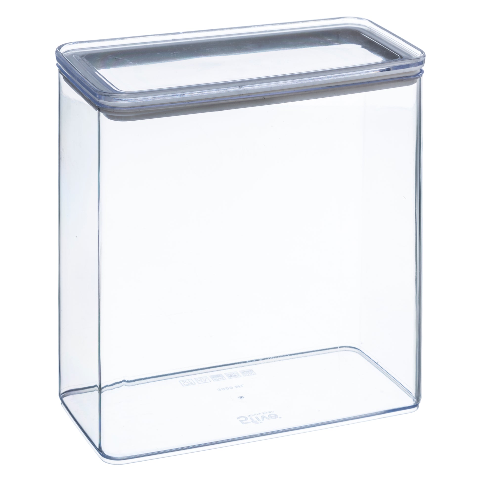Box Rect Plastic Storage - 3000ml