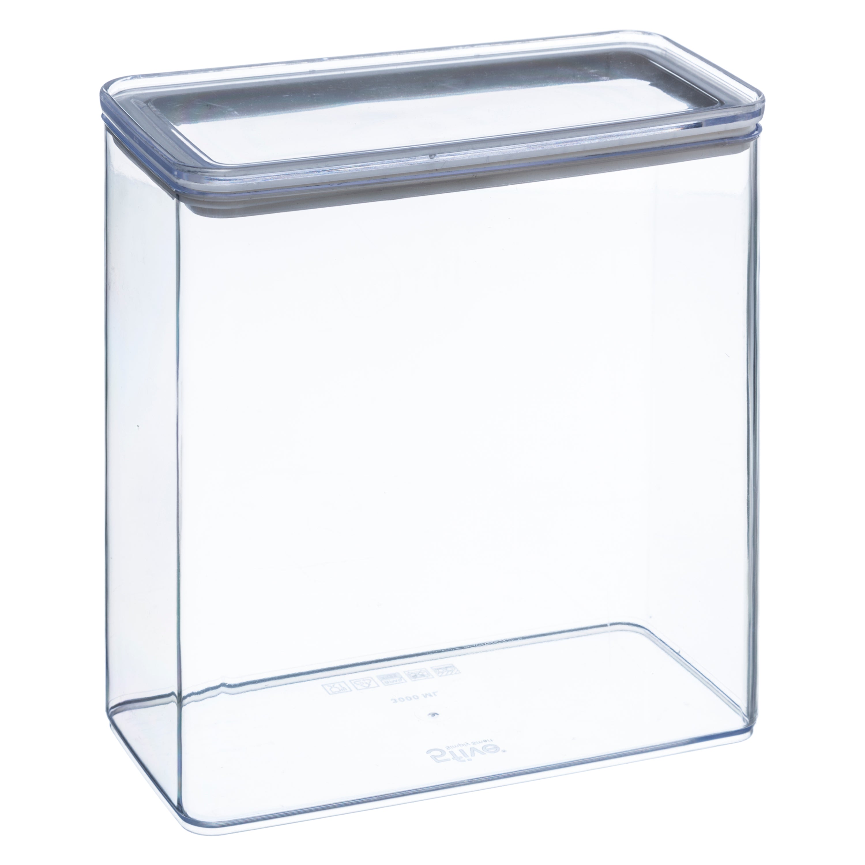 Box Rect Plastic Storage - 3000ml