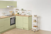 5-Basket Trolley Balm – Vertical Kitchen Storage with MDF Top