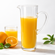 ELEGANT GLASS JUG – H28 CM