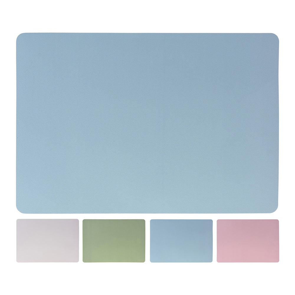 Double Sided Placemat - Blue, Grey, Light Grey, Pink