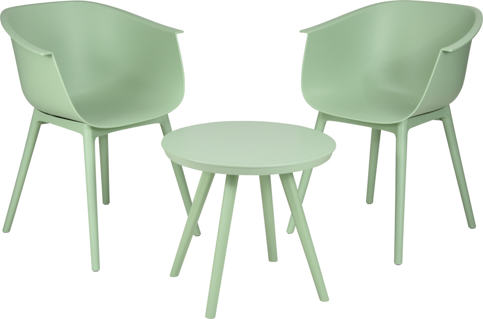 Garden Furniture Set - 3-Piece Light Green Outdoor Set