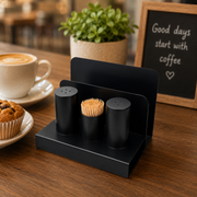 Salt, Pepper & Toothpick Set with Tissue Stand