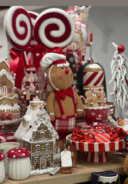 Telescopic Gingerbread, up to 85 cm tall - Christmas Ornament Figurine