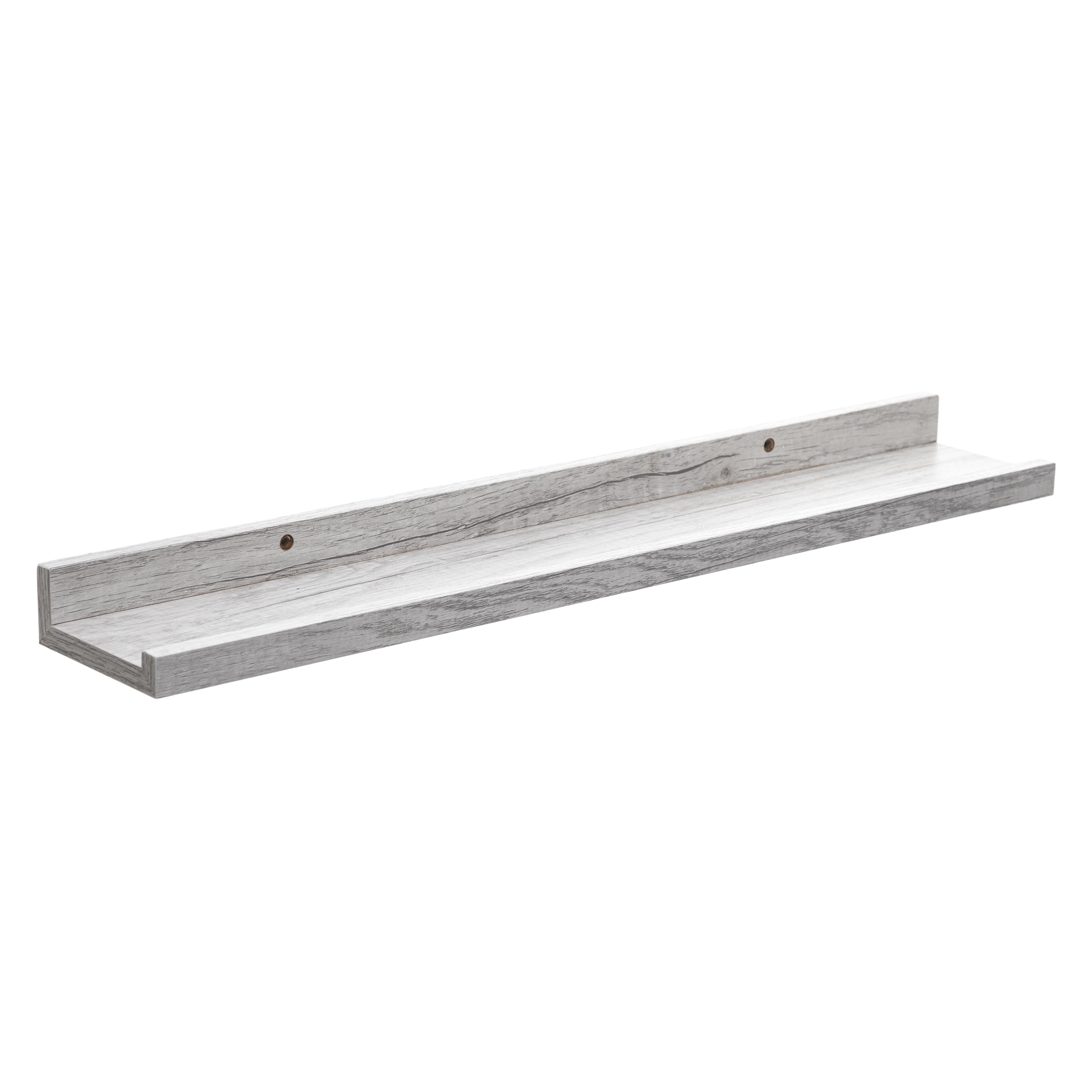 Wall Shelf MDF, Grey Oak, 58x10x4 cm