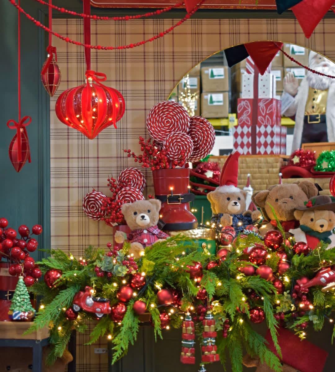 Family Polyester Glitter Mix - Handmade Christmas Teddy Bears