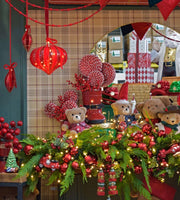 Family Polyester Glitter Mix - Handmade Christmas Teddy Bears