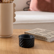Wavy Bliss Ceramic Ashtray with Twisted Finish