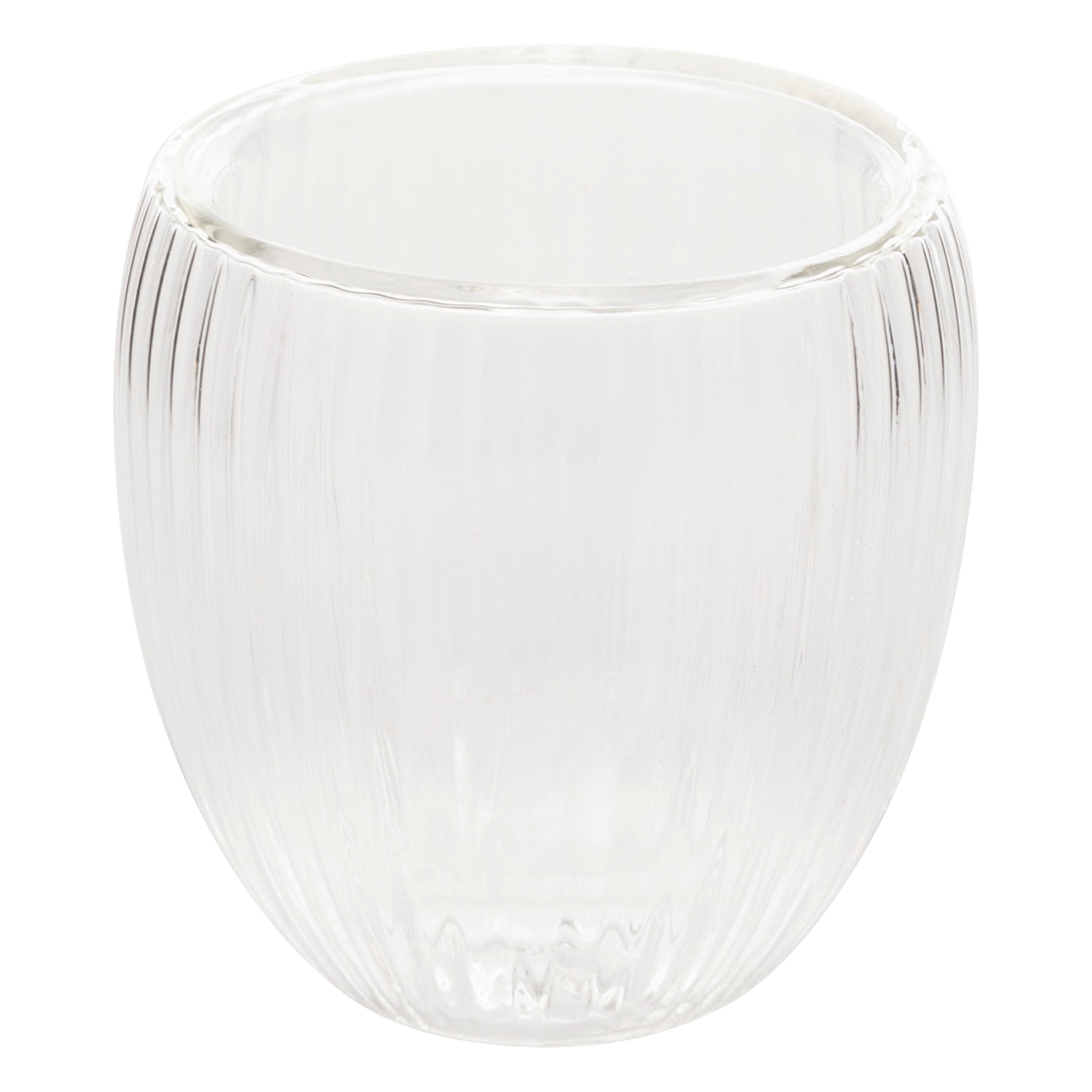 Cléa Strié Espresso Cup 12 cl Transparent Glass