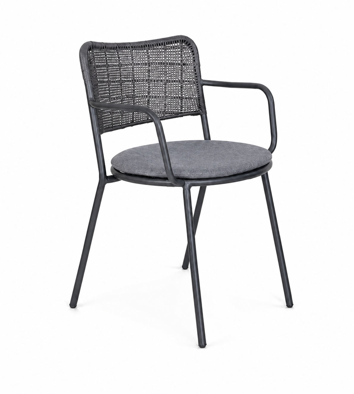 Modern Steel Accent Chair