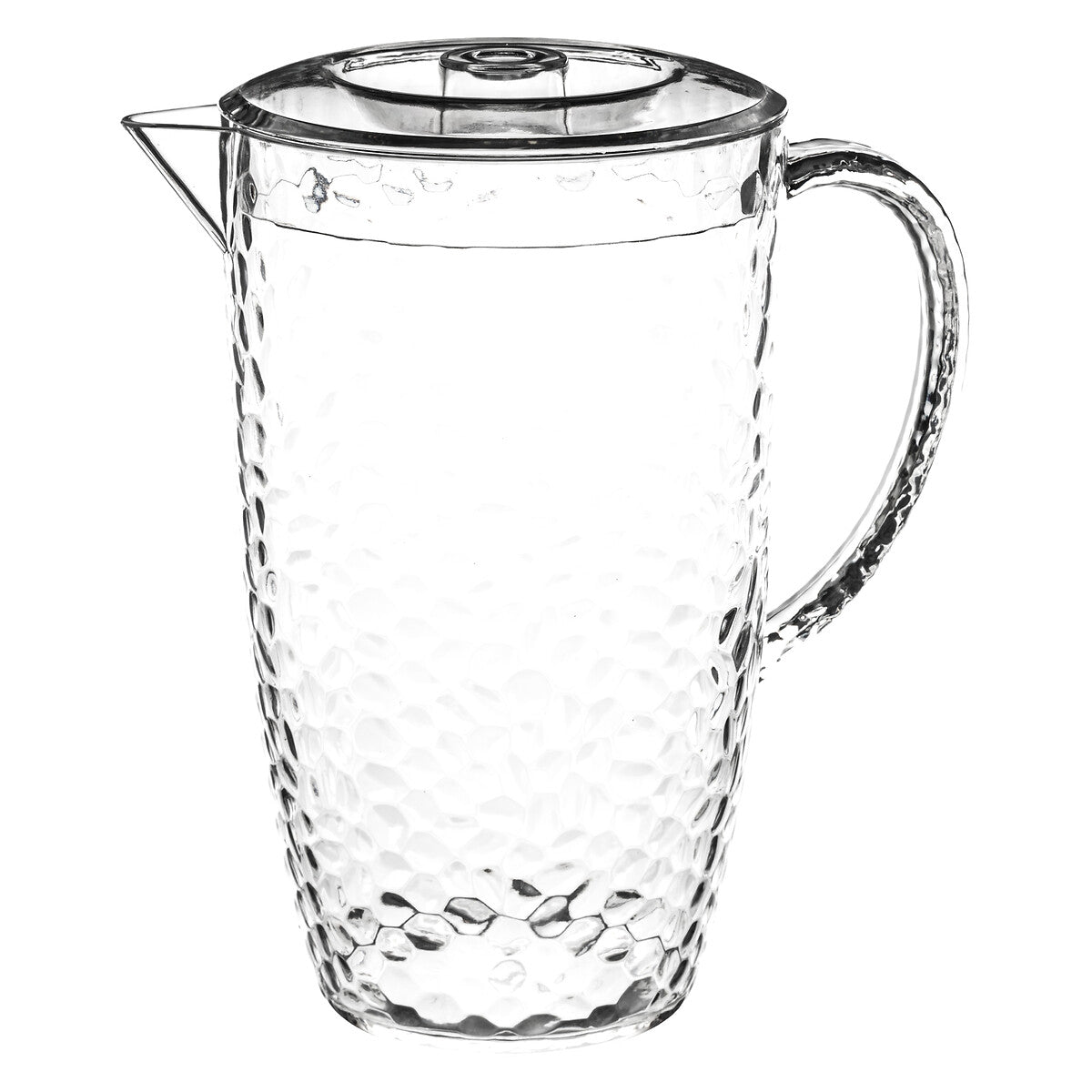 Hammered Pitcher with Lid, 2L Capacity