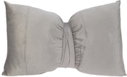 Cushion Bow Shape Velvet Polyester 50x30x15 cm