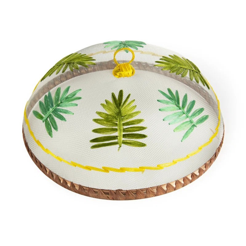Foliage Round Food Cover - Stainless Steel, Insect Protection