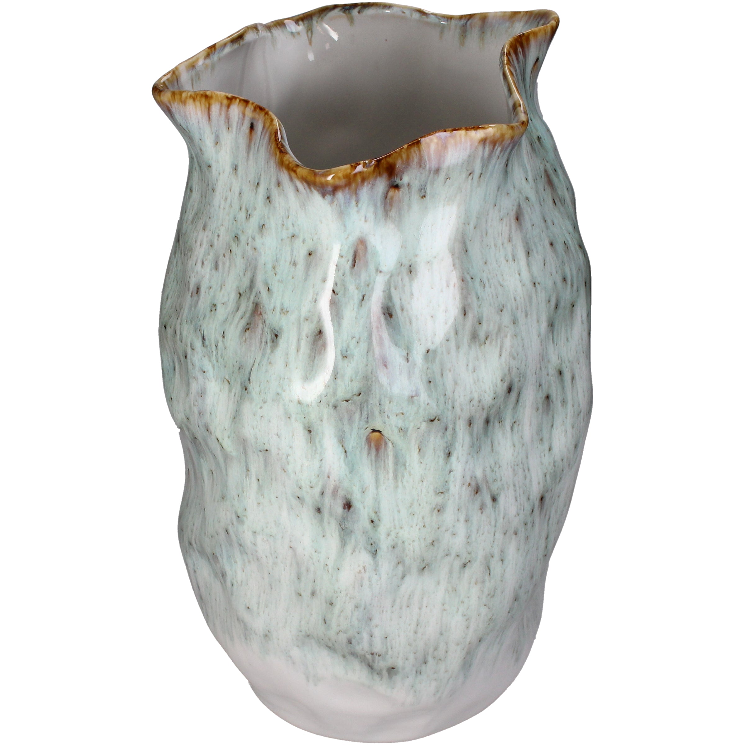 Stoneware Decorative Vase Green - Available in 3 Sizes