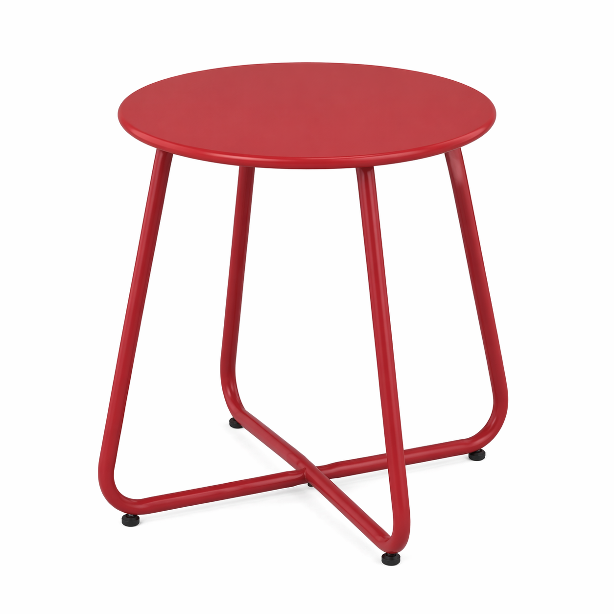 Round Steel Side Table 50×45 cm