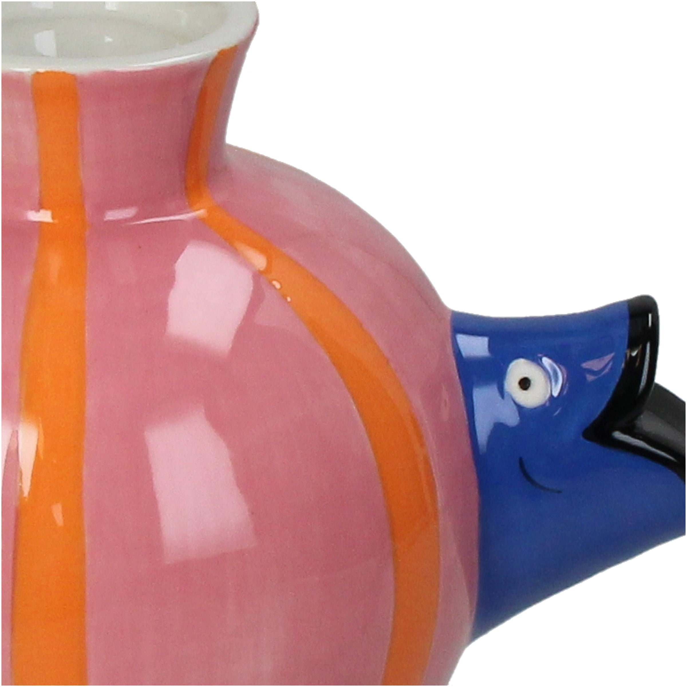 Vase Fish Dolomite Multicolor Decorative Table Vase