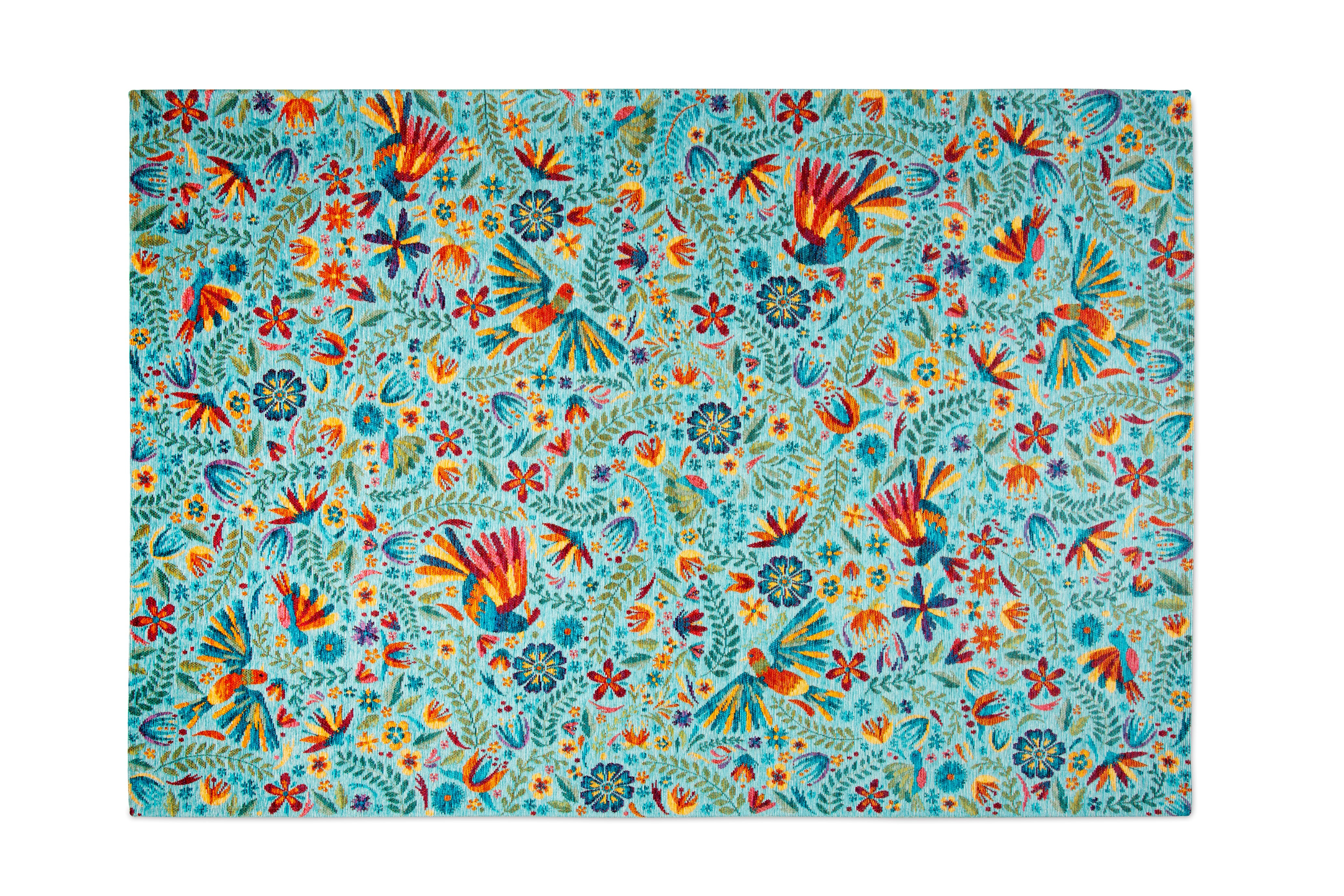 "MEXICAN FLOWERS" CARPET 165X110 CM