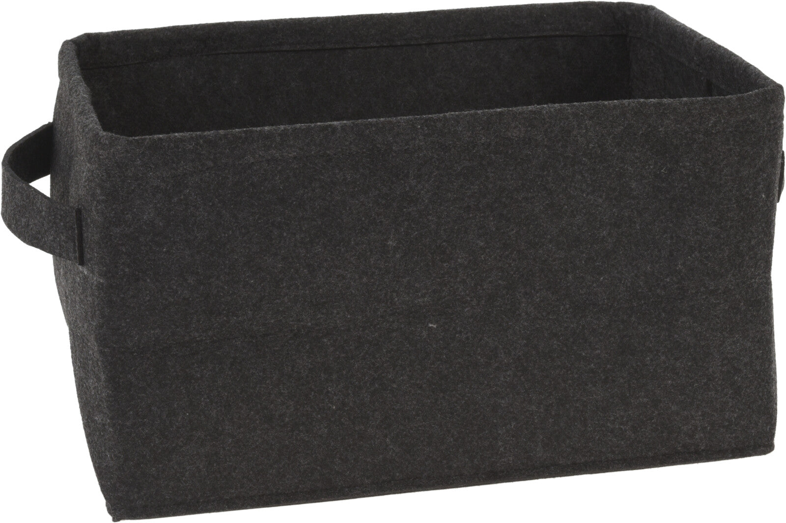 STORAGE BASKET FELT, Black, Multiple Sizes