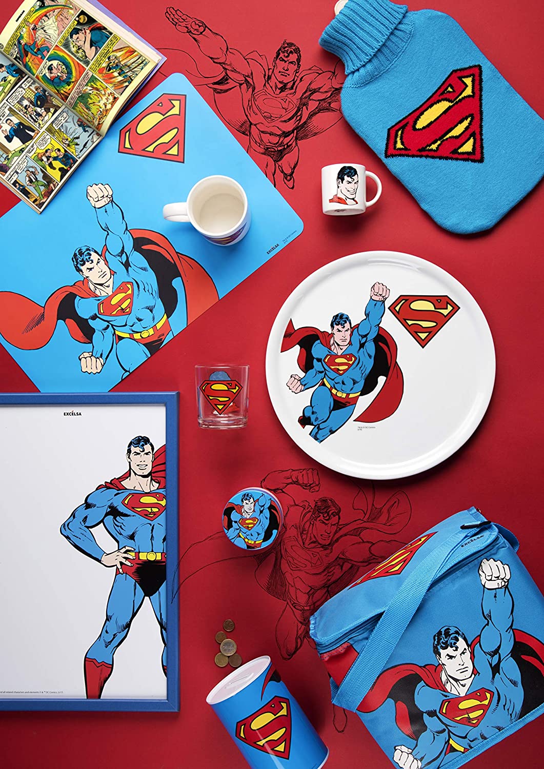 Superman Neoprene Thermal Bottle Cover