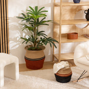 Jute Kaia Basket Set - Flared Neck Design