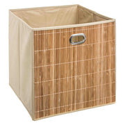 Basket Bamboo Nat - Beige, 31.2 x 31 x 31.5 cm