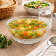 Deli 6-Piece Glass Bowl Set 11.5 cm Transparent