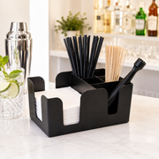 6-Compartment Bar Caddy Organizer