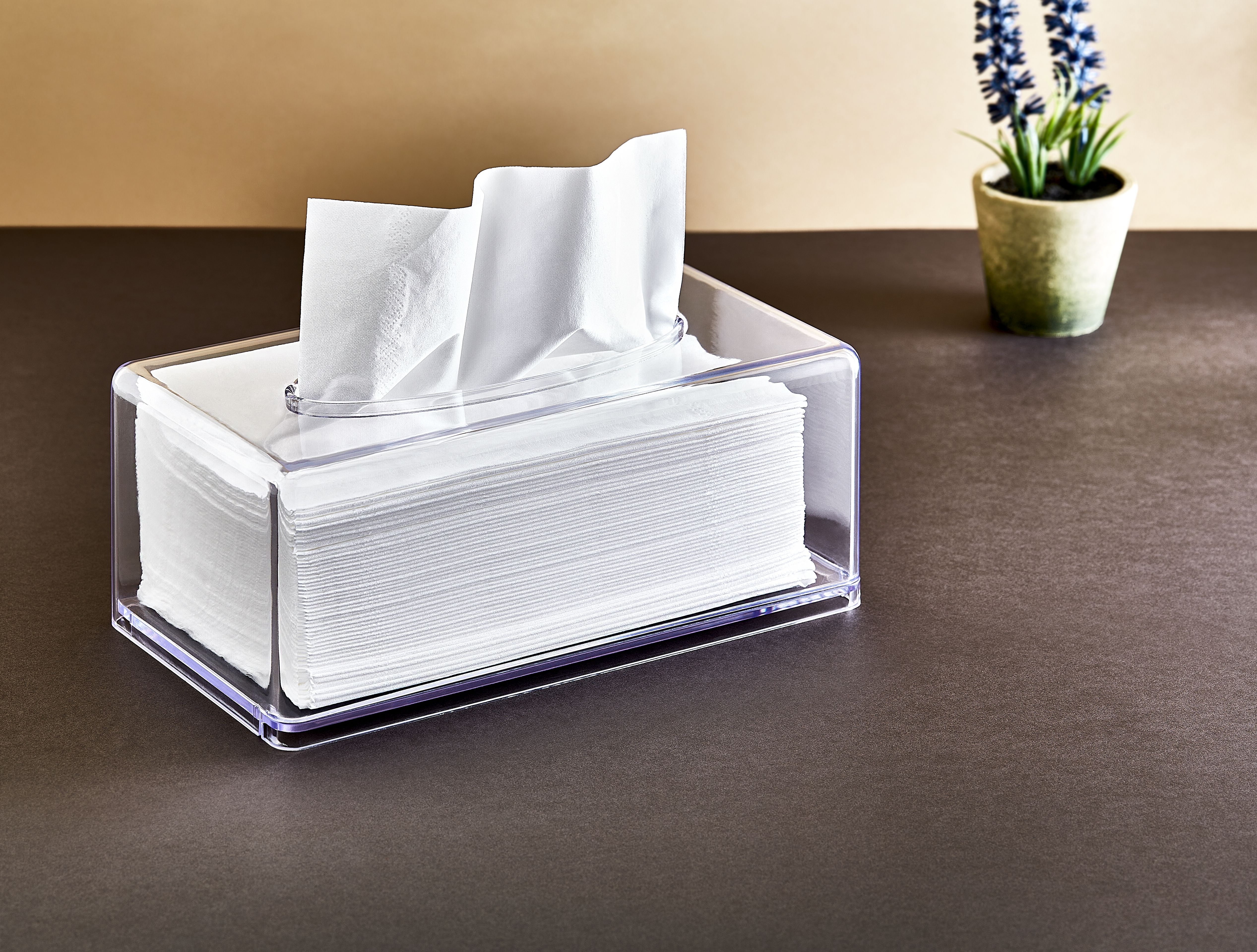 CLEAR TISSUE ORGANIZER