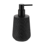 Soap Dispenser Wood Effect Japandi Polyresin Bathroom Accessory