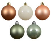 Bauble Shiny-Metal Mix 30 pcs – 6cm Christmas Baubles