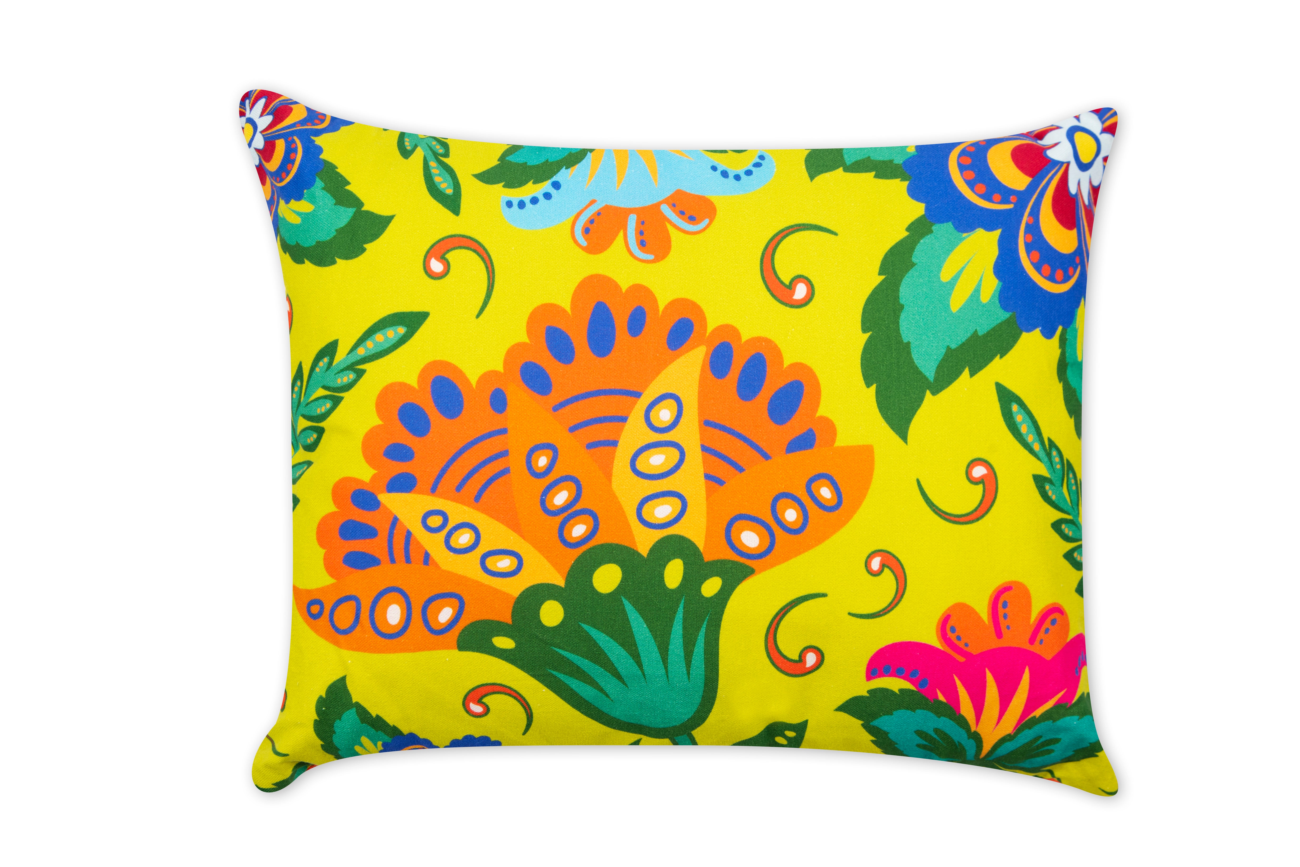 Gipsy Soul Pillow - Multicolor, 40X50 cm, Printed Cotton