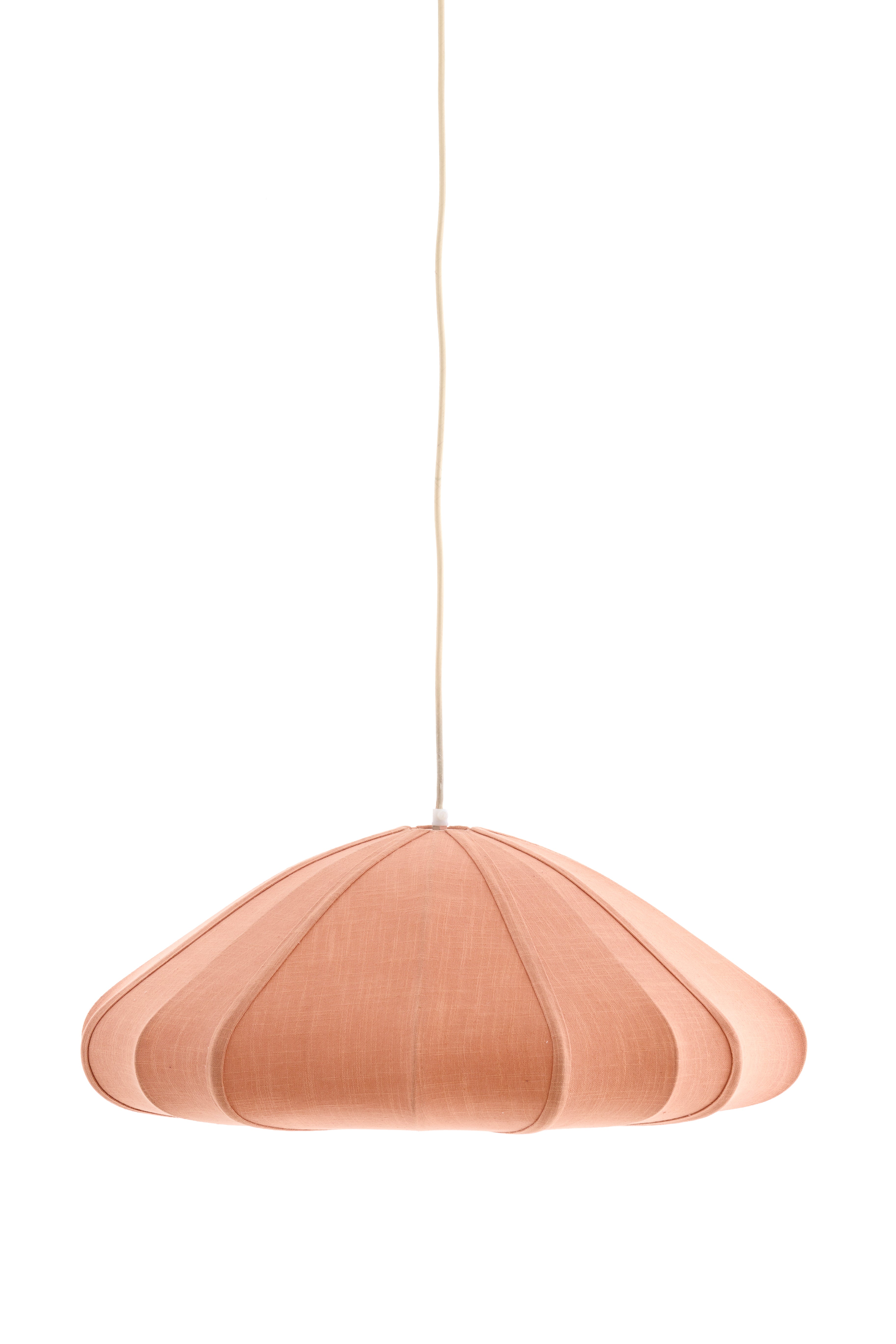 Hanging Lamp Light Pink Minimalist Pendant with Adjustable Cord