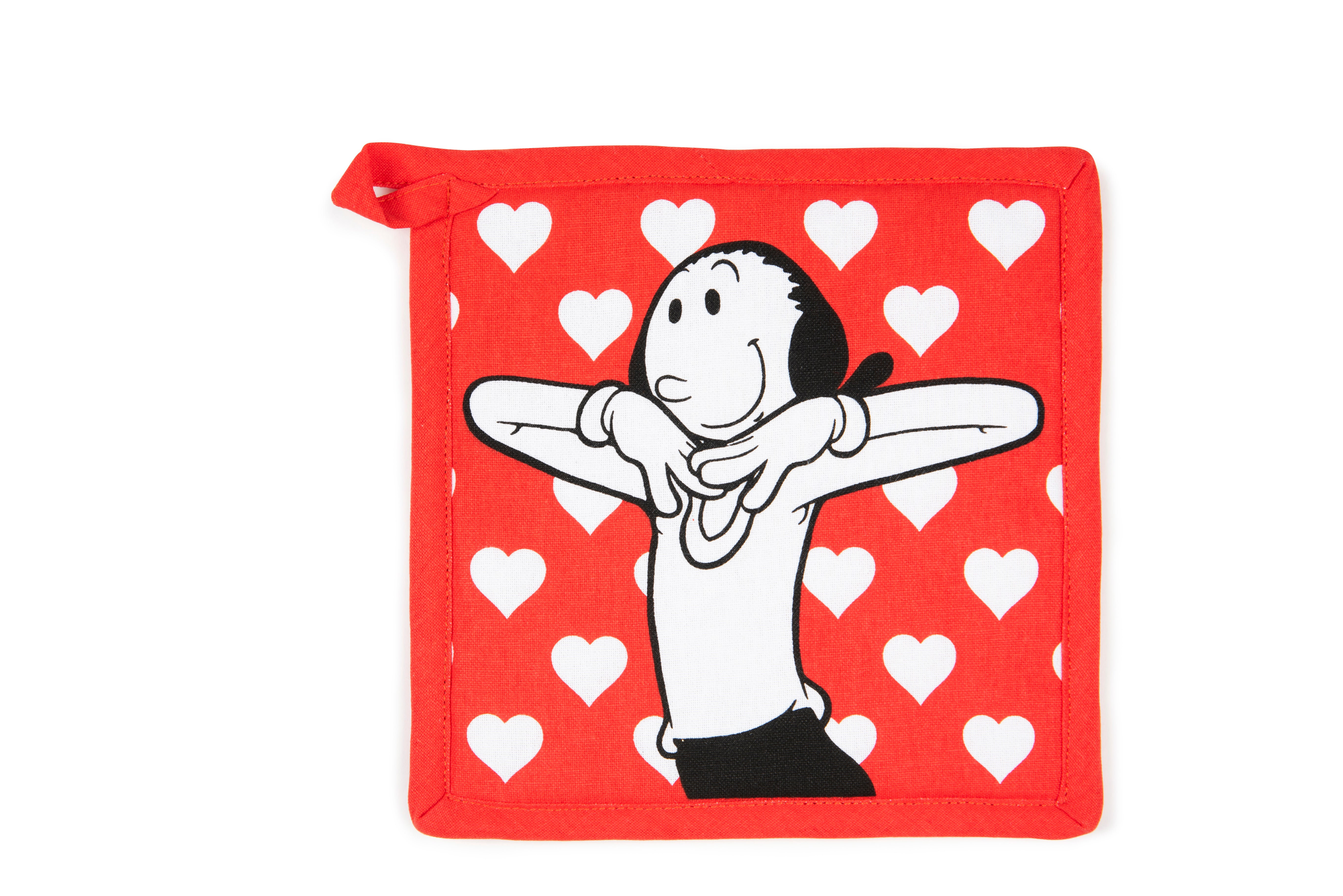 Olivia Pot Holder - 20x20 cm, 100% Cotton, Machine Washable