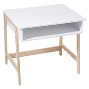 Wooden Desk for Kids with Storage Niche