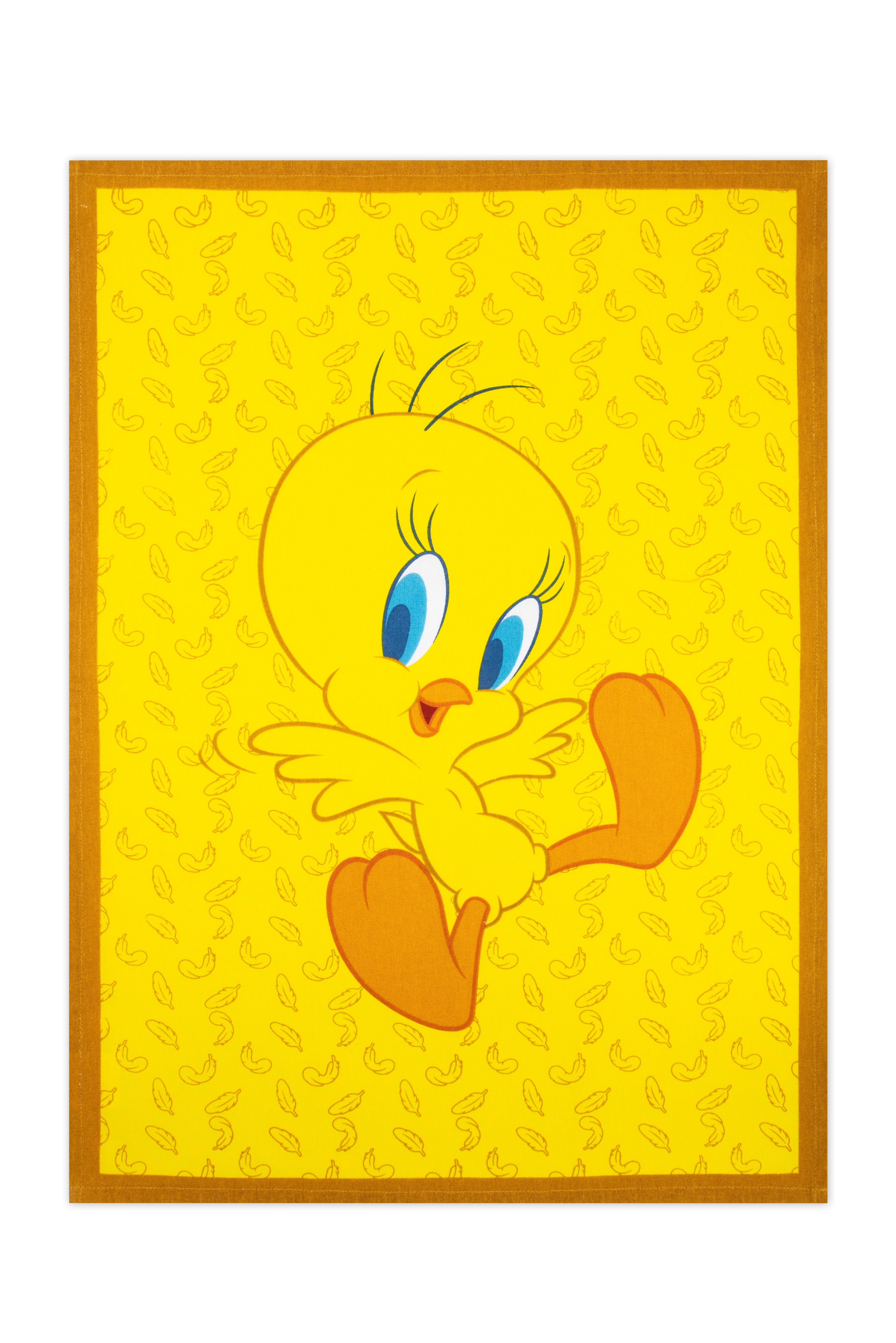 "LOONEY TUNES" TWEETY DISH CLOTH, 100% Cotton, 70 x 50 cm