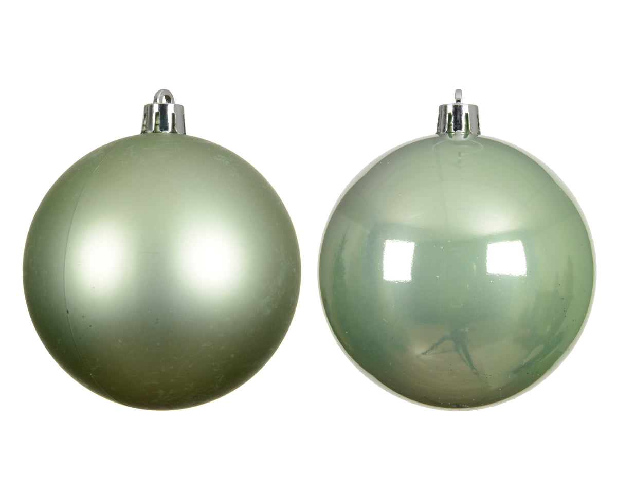 Baubles polystyrene mix 4 pcs - 10cm Shatterproof Christmas Balls