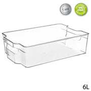 Fridge Storage Box, PET Plastic, 6L & 8L Capacity
