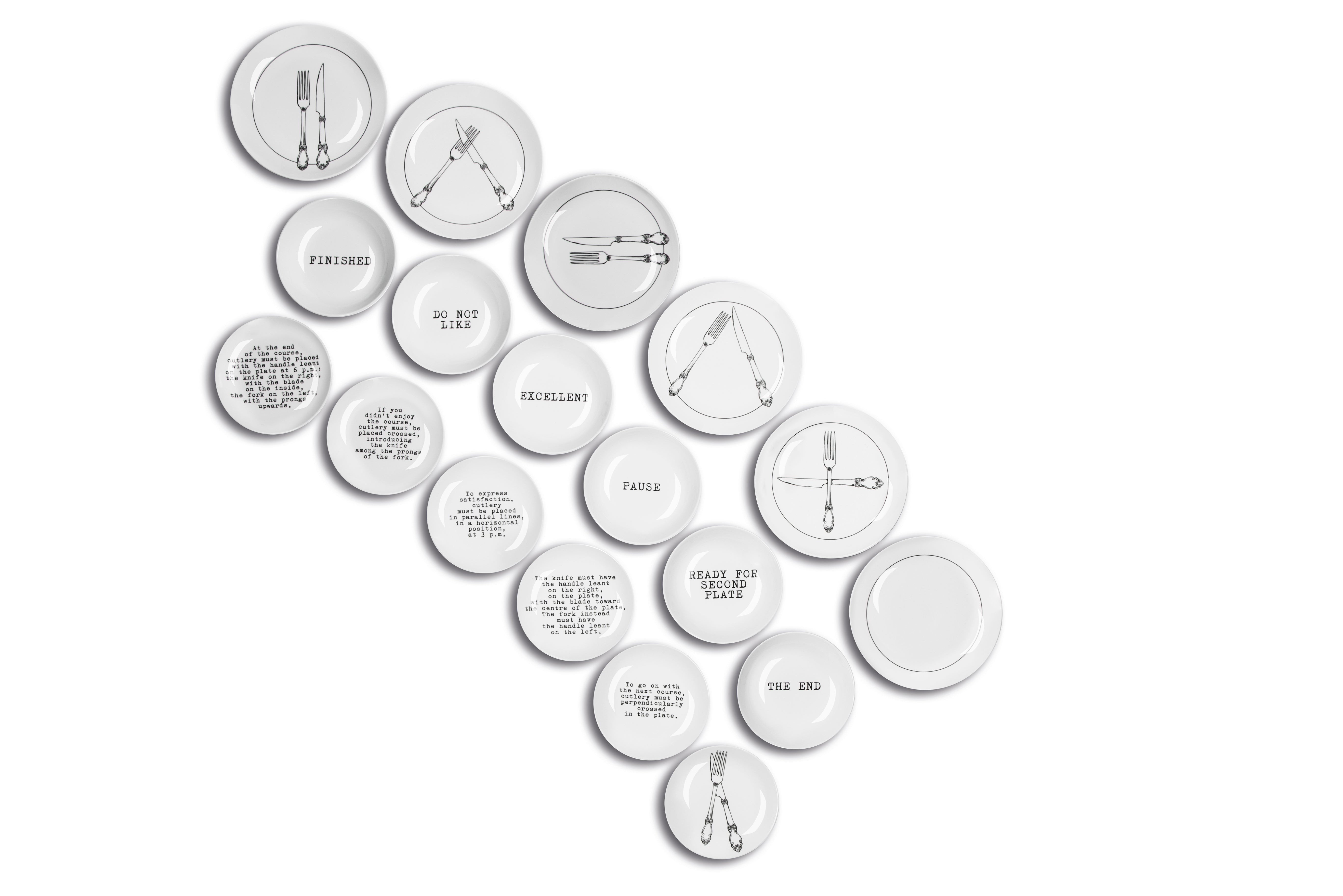 Galateo Dinner Set - 18-Piece Vintage Style Tableware