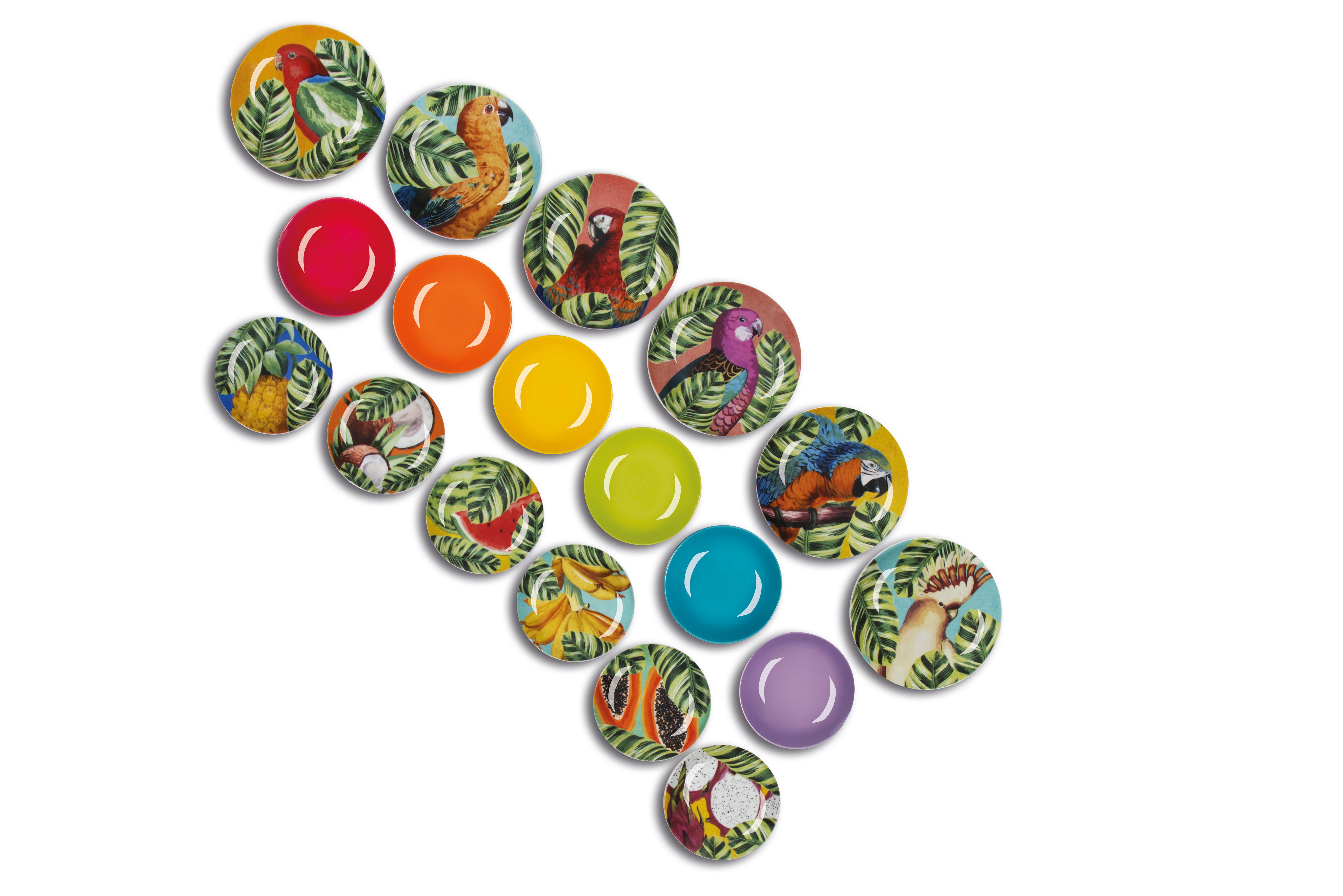 Havana Dinner Set - 18-piece Porcelain and Ceramic