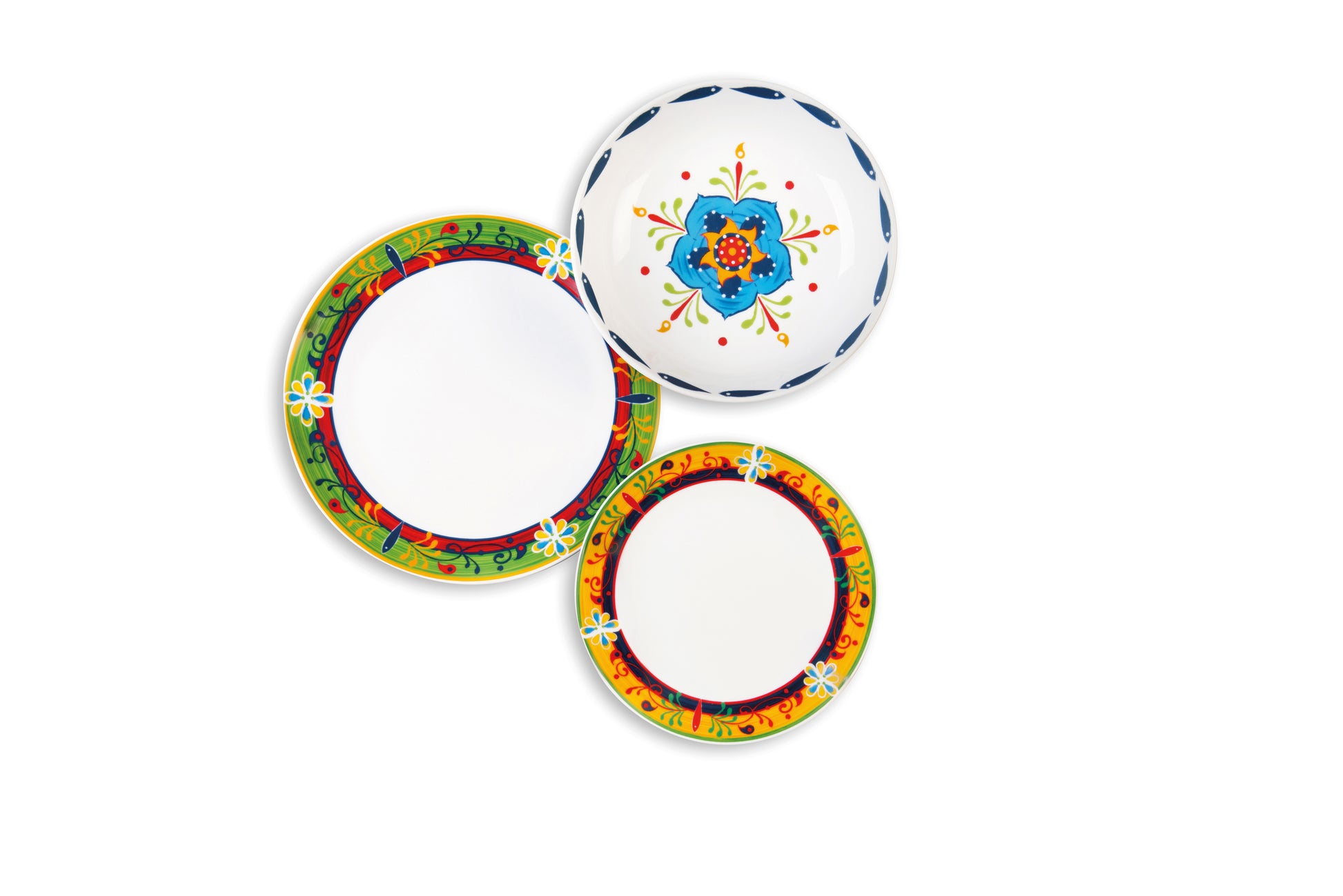 Tex-Mex Dinner Set - 18-Piece Porcelain Collection