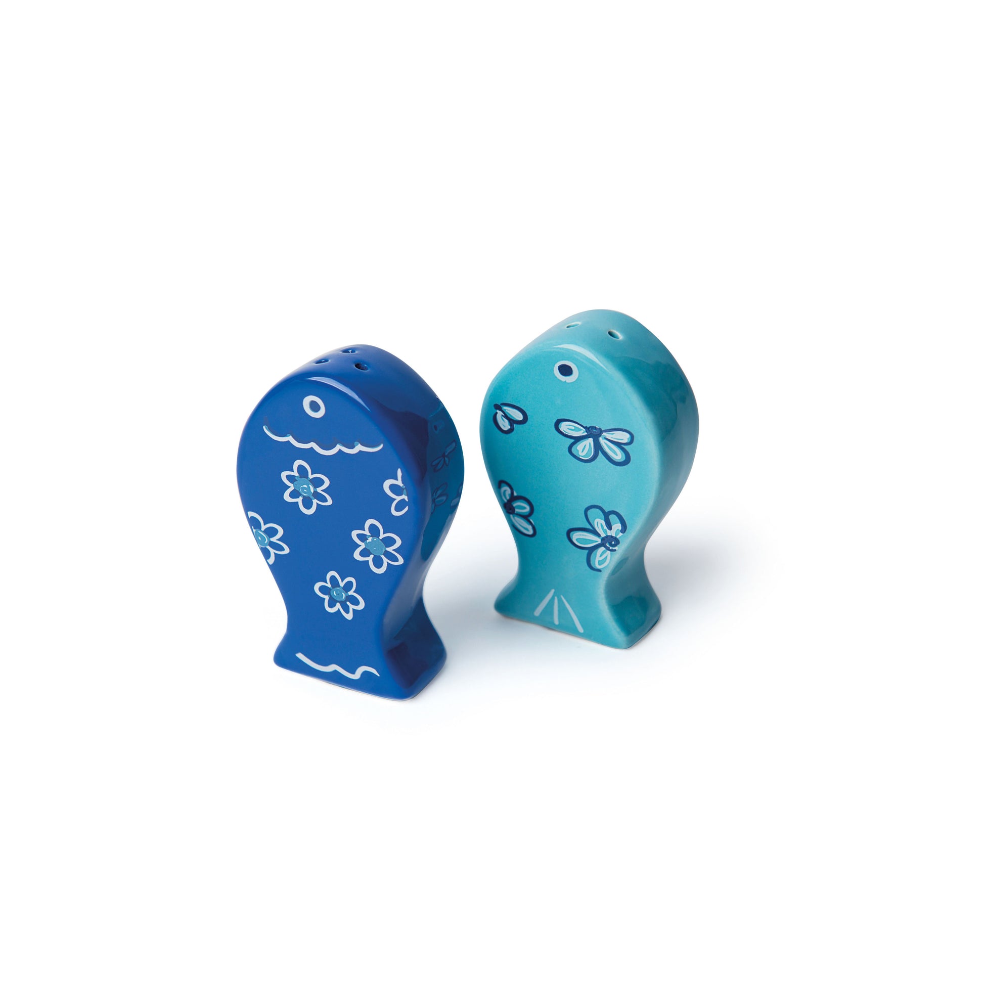 Ocean Salt & Pepper Ceramic Set