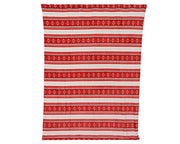 Throw polyester yes - Red Christmas Throw 130x170cm Nordic Pattern