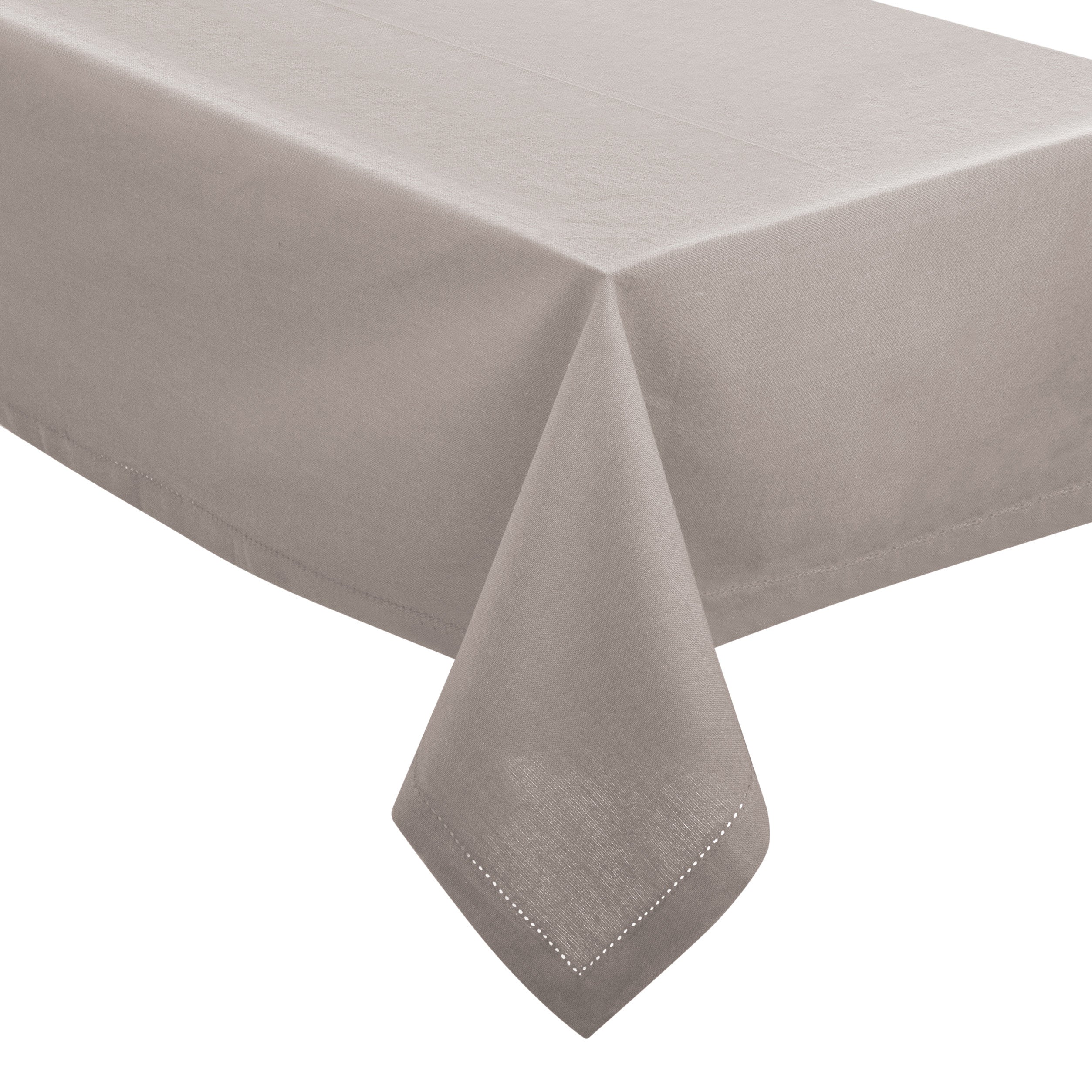 Jane Cotton Tablecloth 140 x 240 cm - Grey, White