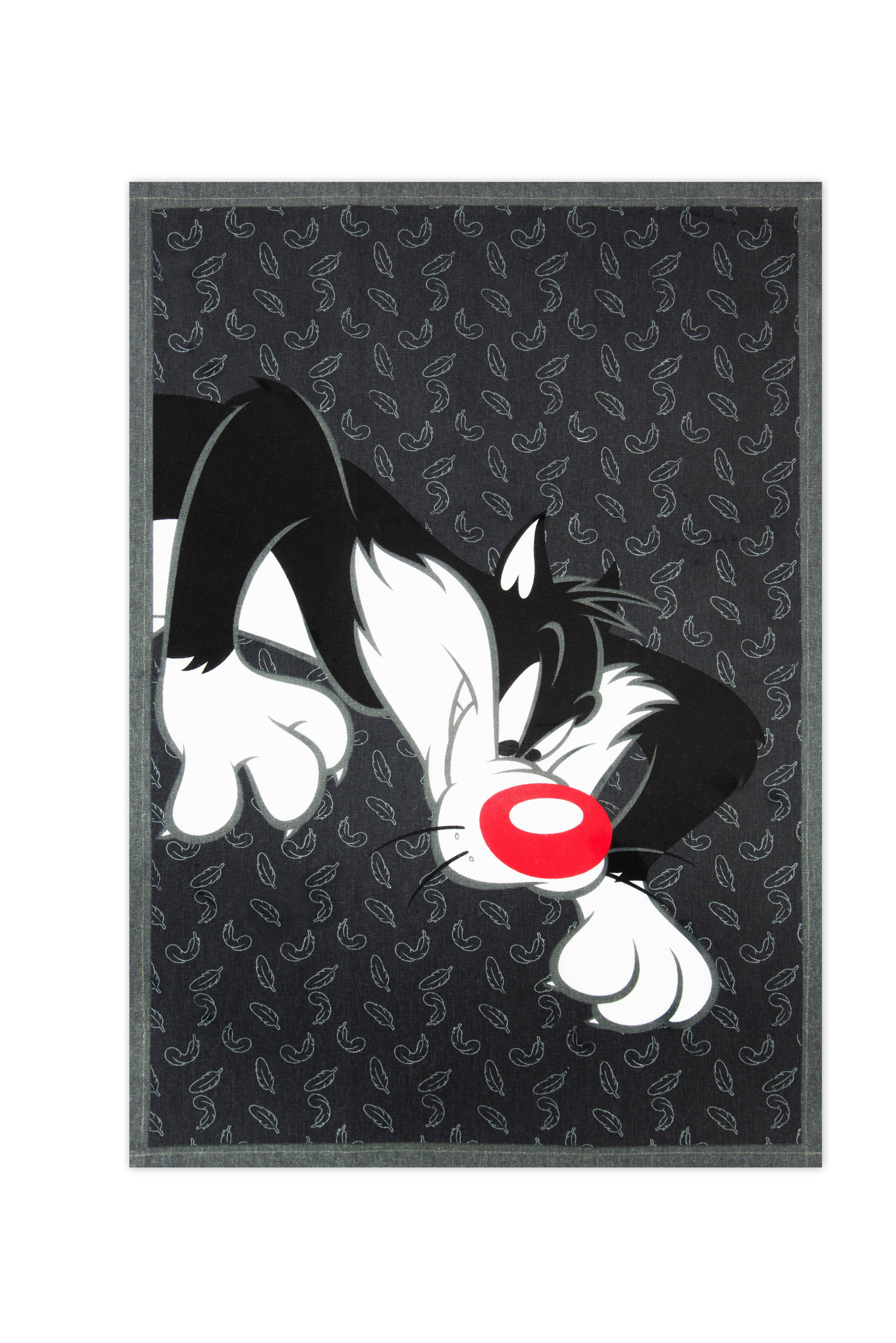 LOONEY TUNES SYLVESTER DISH CLOTH 100% Cotton, 50x70cm